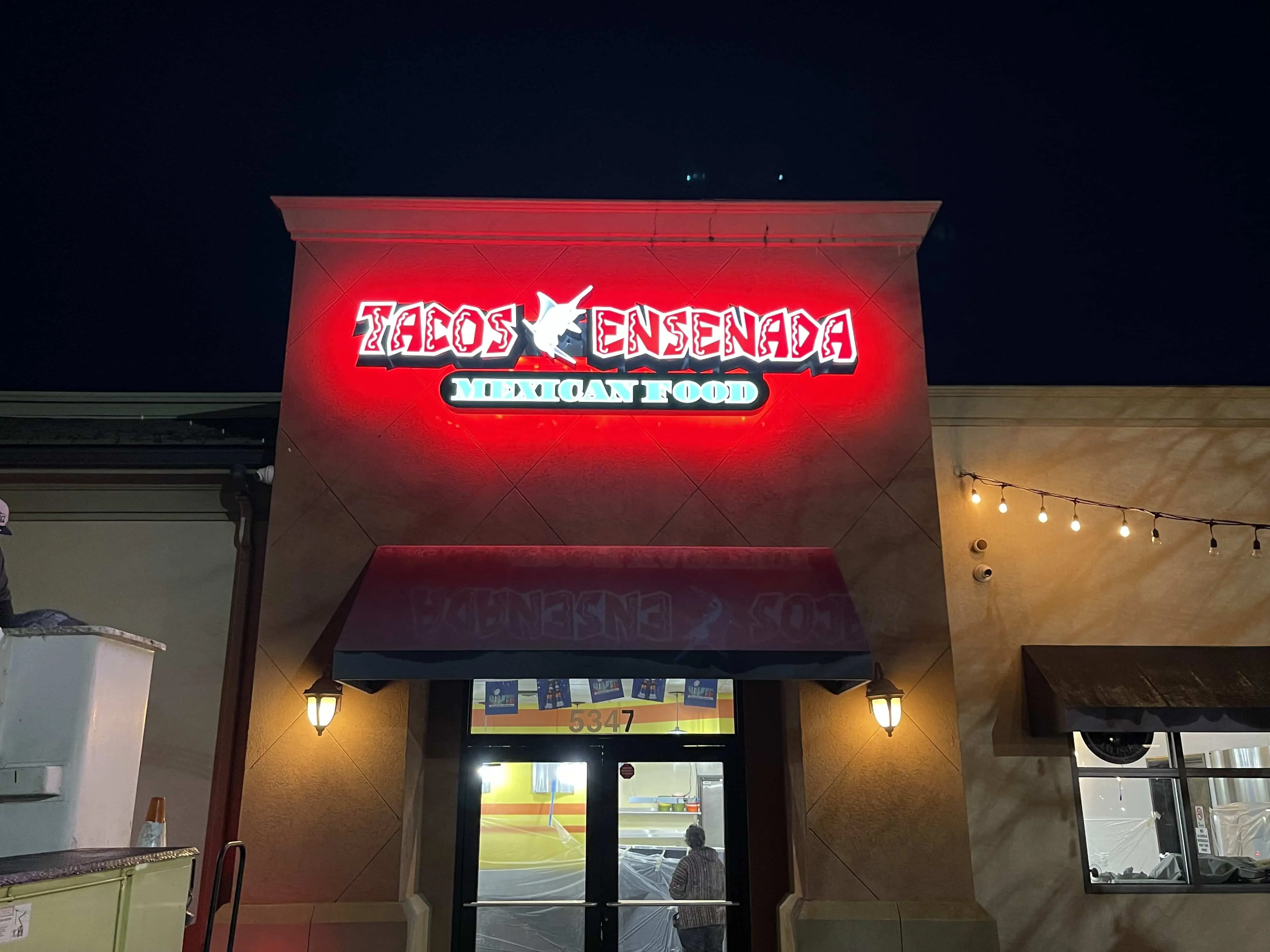 Finished sign Visalia CA