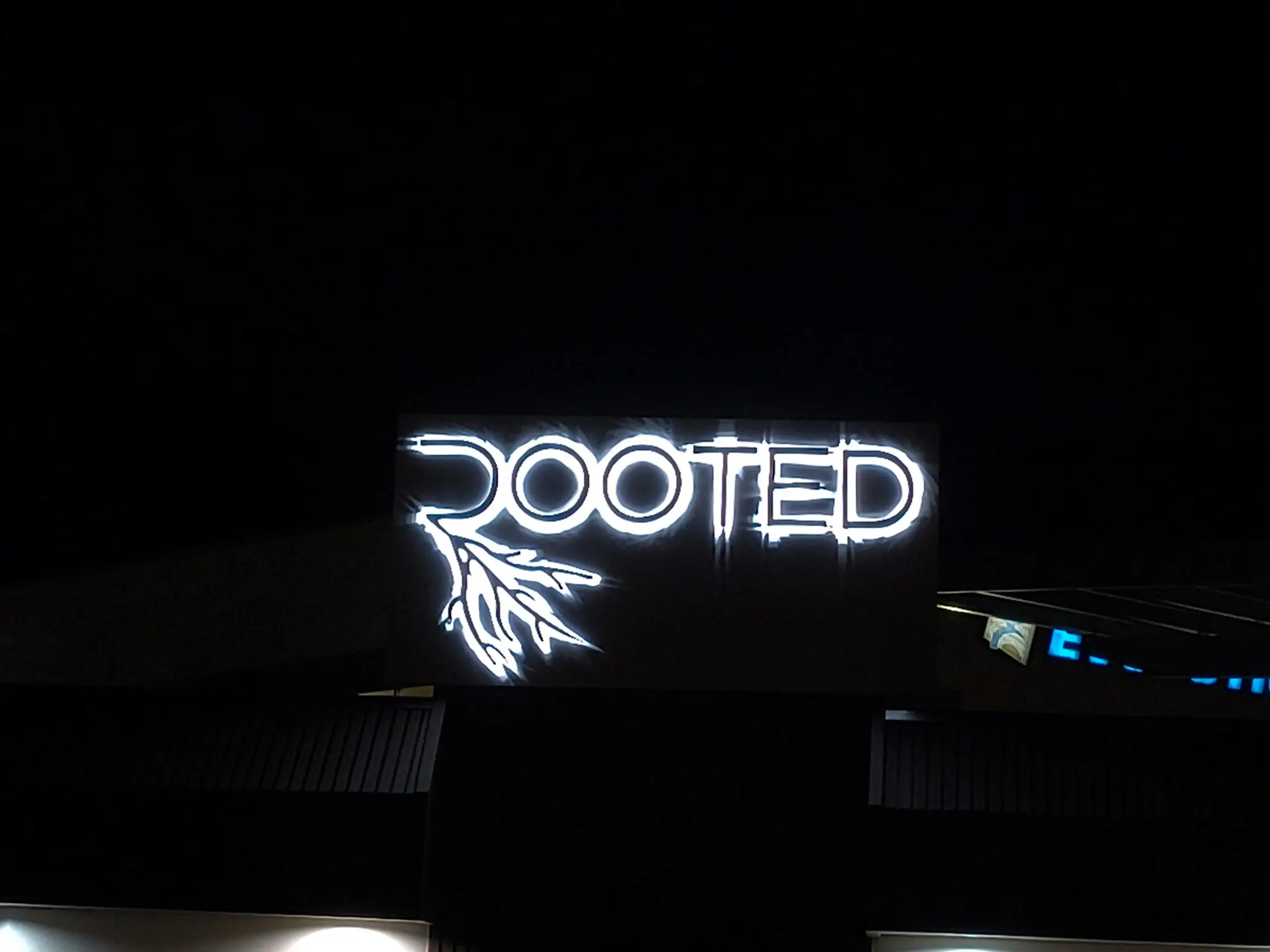 Light fixture sign Visalia