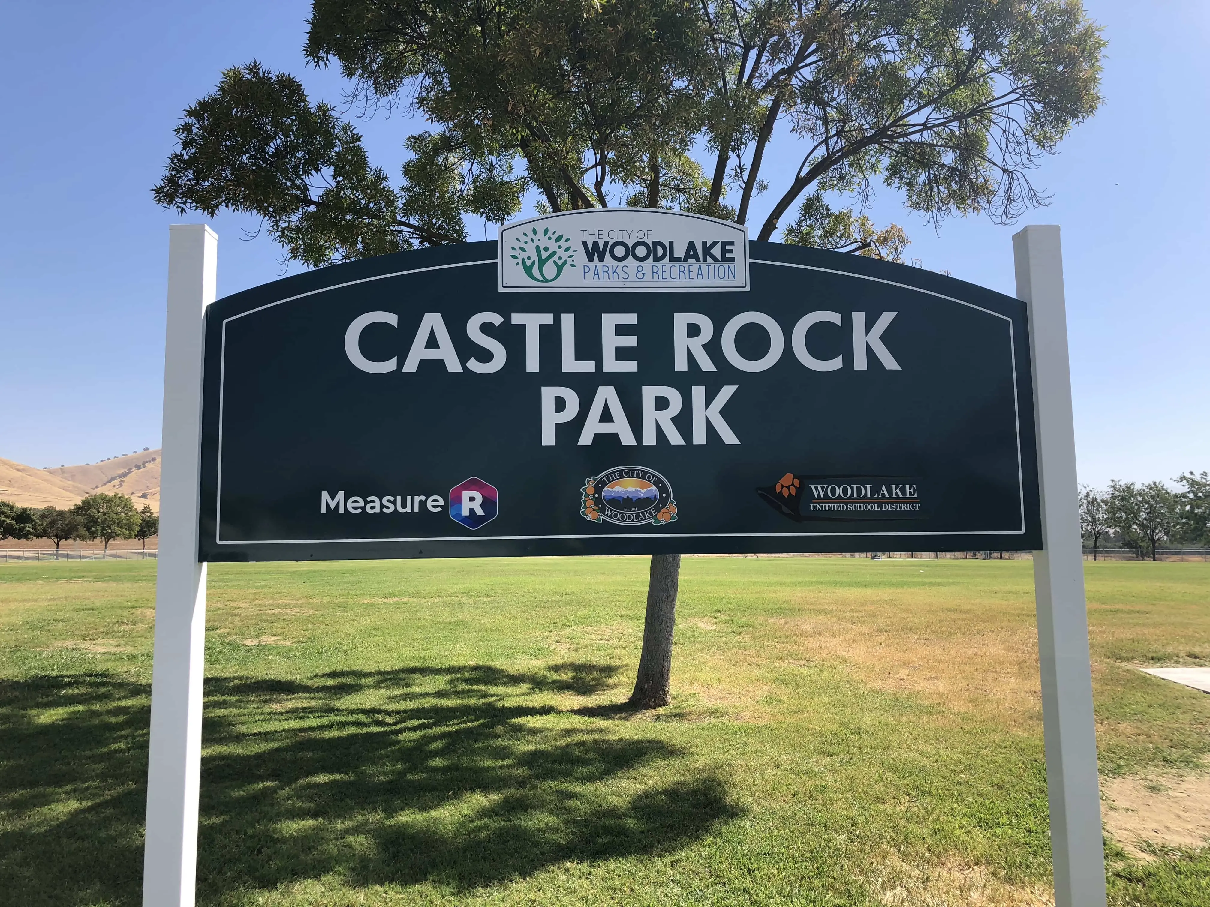 Monument sign Visalia CA