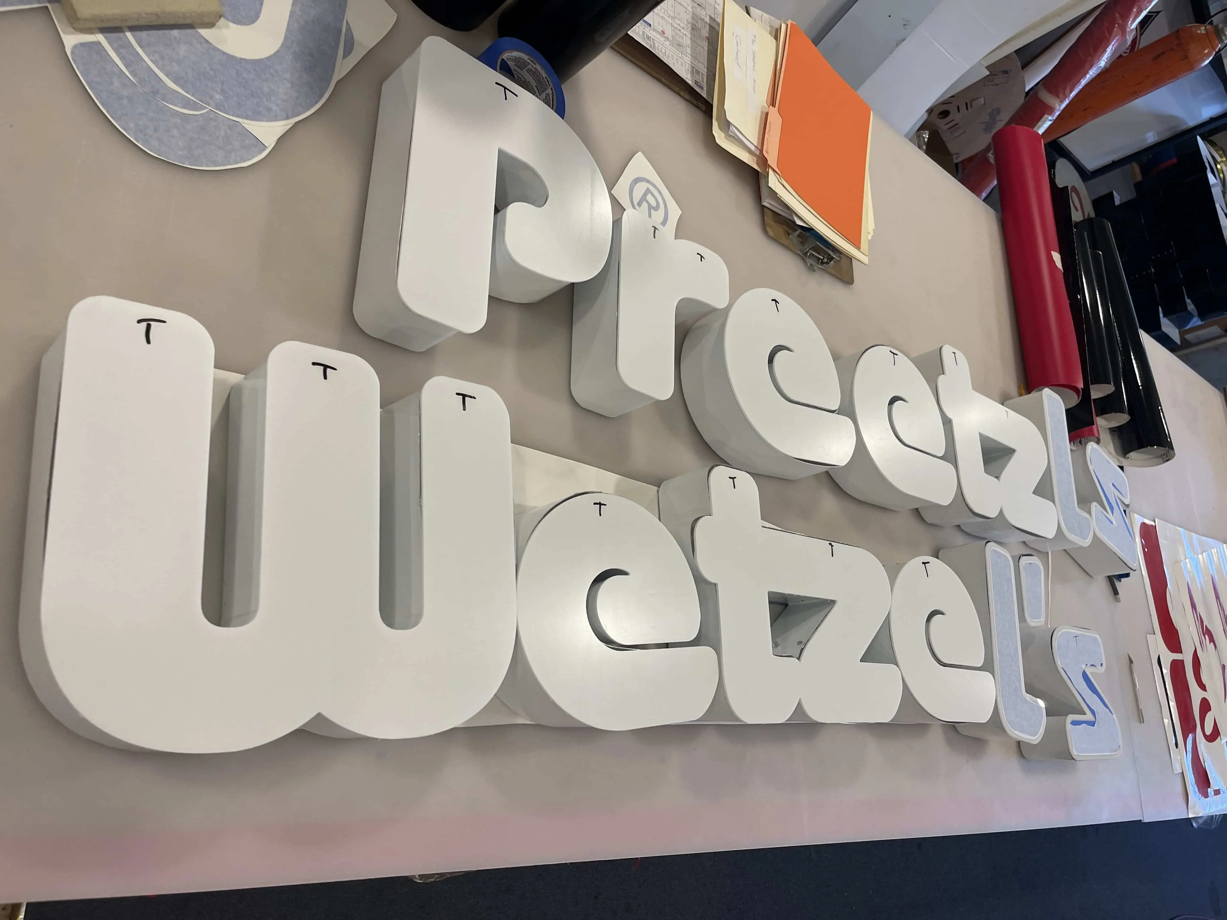 Sign production Visalia Signs Inc.