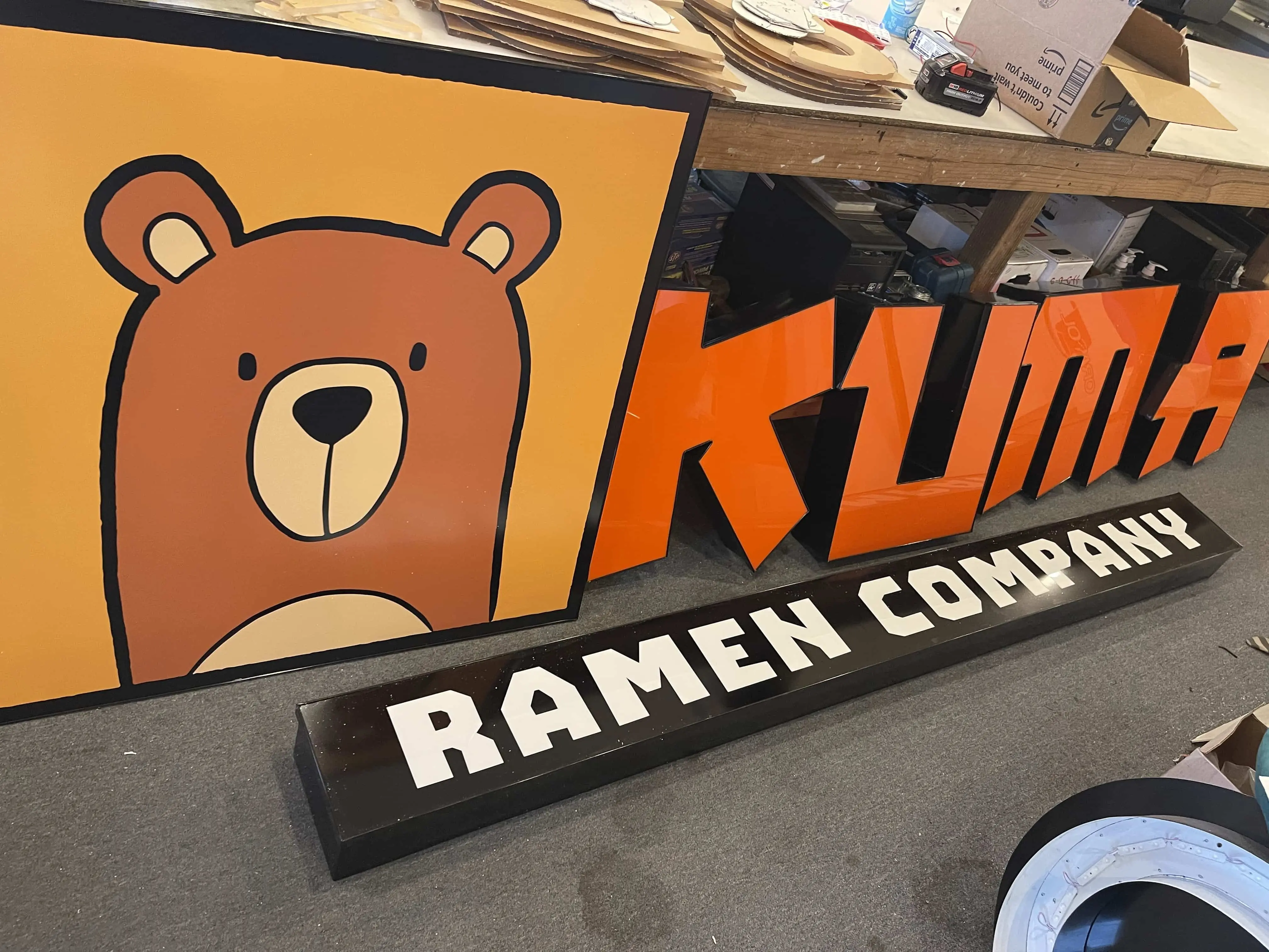 Sign crew Visalia Signs Inc.